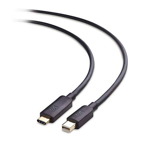 케이블 Matters 단방향 USB C to MiniDisplayPort, 미니 DP 케이블 (USB C to 미니 DP 케이블) 지지 4K 60Hz 6 Feet - Not 호환가능한 with USB C or 썬더볼트 3 보관함,  하드디스크, or 오디오 디바이스