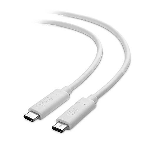 USB-IF 인증된 Cable Matters USB C to USB C 충전 케이블 ( USB C 충전 케이블, USB C 파워 케이블,  USB-C 충전 케이블) with 100W 파워 Delivery in 화이트 6.6 Feet ( USB 2.0 스피드, No 비디오 지지,보호)