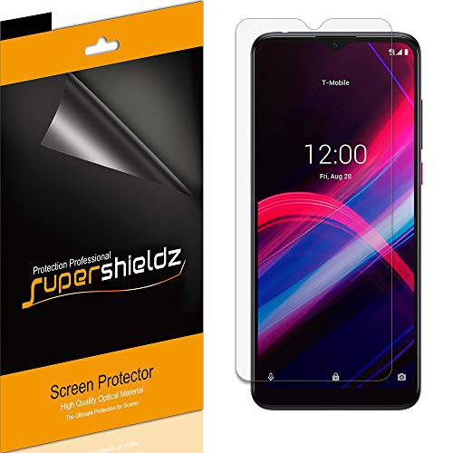 (6 팩) Supershieldz  T-Mobile (Revvl 4 플러스) 화면보호필름, 액정보호필름, 하이 해상도 클리어 쉴드 (애완동물)