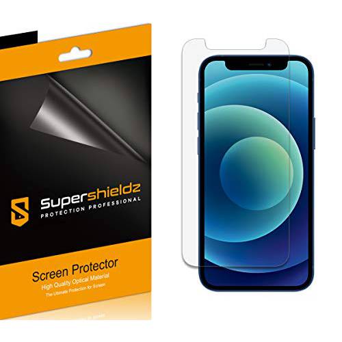 (6 팩) Supershieldz 아이폰 12 미니 (5.4 인치) 화면보호필름, 액정보호필름, 안티 글레어 and 안티 지문인식 (매트) 쉴드