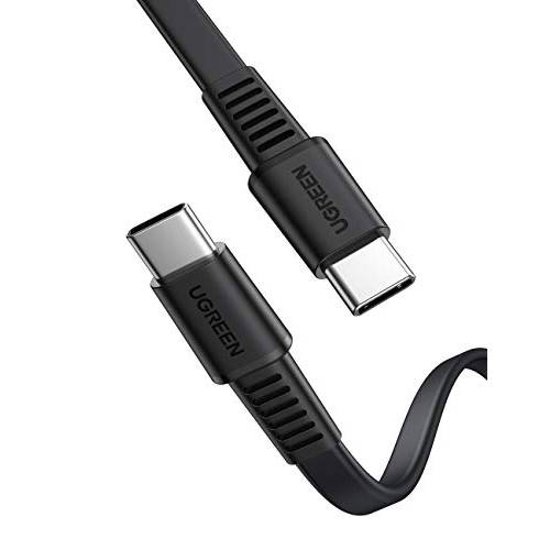 UGREEN USB C to USB C 케이블, 60W USB 타입 C 고속충전 케이블 호환가능한 삼성 갤럭시 S20 S20+ 울트라 노트 10 플러스 A90, 구글 픽셀 2/ 3a/ 4 XL, 아이패드 프로 2020, 맥북 프로/ 에어 13, 스위치, 1.5ft