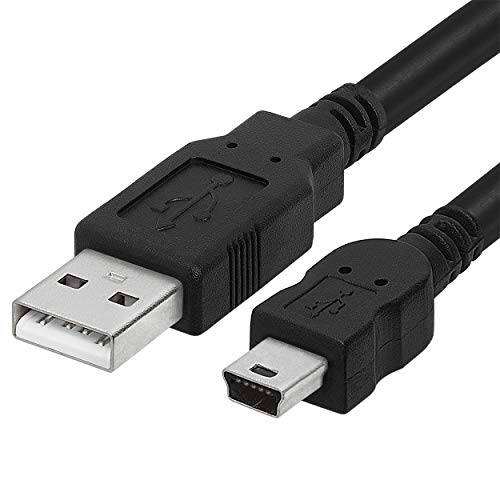 Cmple - USB 2.0 케이블 A to 미니 B 5 핀 Male 고속 USB 충전기 데이터 케이블 니켈 도금 - 3 Feet 블랙