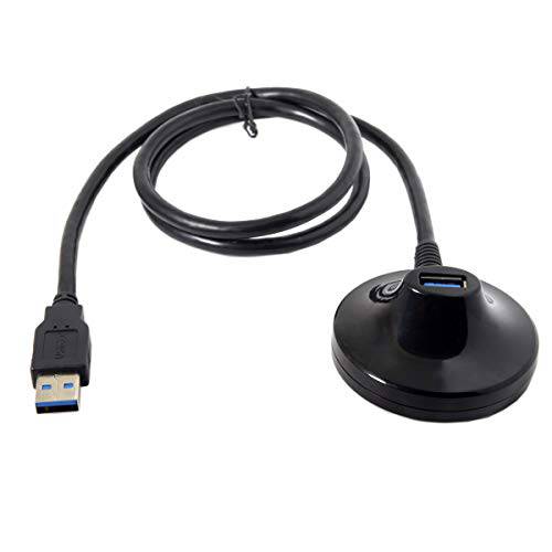 Cablecc USB 3.0 Type-A Male to Female 연장 도크 스테이션 탈부착 케이블 0.8m
