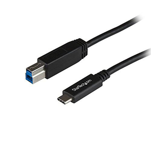 StarTech .com USB C to USB B 프린터 케이블 - 1m/ 3 ft - 초고속 - USB 3.1 - 10Gbps - USB C 프린터 케이블 - USB 타입 C to 타입 B (  USB31CB1M)