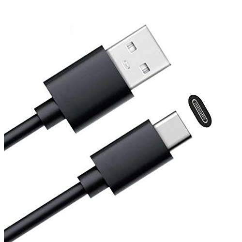 USB-C 타입 C 충전 케이블 케이블 와이어 엑스박스 시리즈 X 코어 and 플레이스테이션 5 PS5 DualSense 무선 컨트롤러 (블랙)