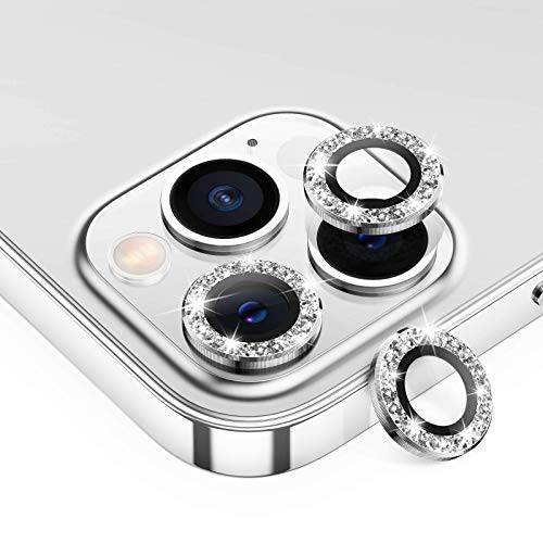 Tensea  호환가능한 아이폰 12 프로 맥스 카메라 렌즈 보호, 9H 강화유리 카메라 커버 화면보호필름, 액정보호필름 iPhone12 프로 맥스 6.7 인치 2020 (다이아몬드)
