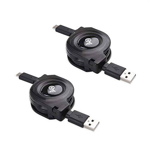 Cable Matters  숏 개폐식 USB C 케이블 (개폐식 USB C to USB 케이블) - 3.3 Feet