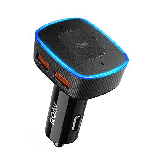 Roav Viva by Anker, Alexa-Enabled 2-Port USB 차량용충전기 in-Car 네비게이션, 호환가능한 안드로이드 and iOS 스마트 디바이스