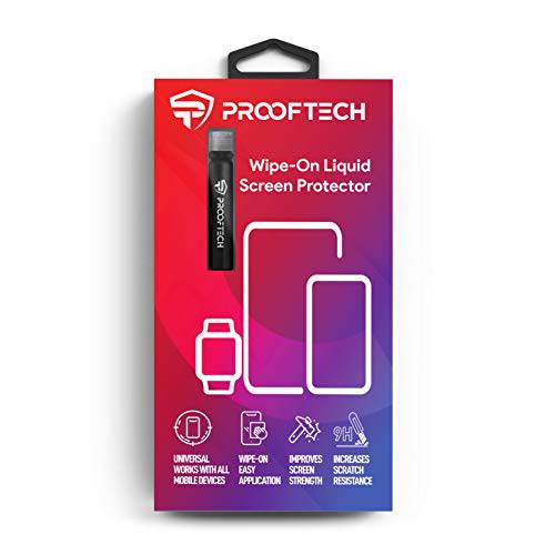 ProofTech 리퀴드 글래스 화면보호필름, 액정보호필름 모든 스마트폰 태블릿 and 시계 Wipe On 소형 프로텍트 Up to 4 디바이스 - 병