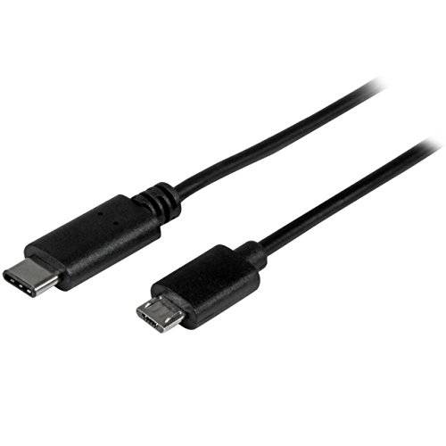 StarTech.com USB C to 마이크로 USB 케이블 - 0.5m - M/ M - 썬더볼트 3 호환가능한 - 마이크로 USB 케이블 -USB 타입 C to 마이크로 USB 케이블 (USB2CUB50CM)