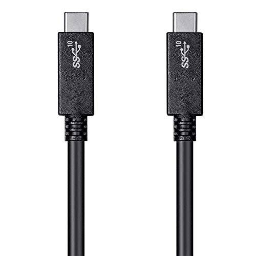 Monoprice 3.1 USB-C to USB-C 세대 2 - 1 미터 (3.3ft) 5A, 10 Gbps, PC, 삼성 갤럭시 S9 S8 노트 8, 픽셀, LG V30 G6 G5,  닌텐도스위치, and more