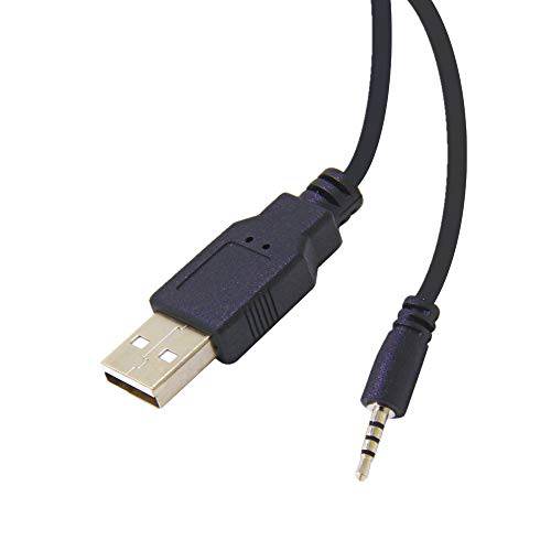 헤드폰 충전기 케이블, Ancable 6ft USB to 2.5mm 스테레오 잭 Male 충전 케이블 JBL 싱크로 E30 E40BT E45BT E50BT EB40 S400BT S400 S500 S700 J56BT 블루투스 헤드폰,헤드셋 2.5mm Male 케이블
