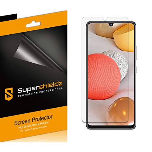 (6 팩) Supershieldz Designed 삼성 갤럭시 A42 5G 화면보호필름, 액정보호필름, 하이 해상도 클리어 쉴드 (애완동물)