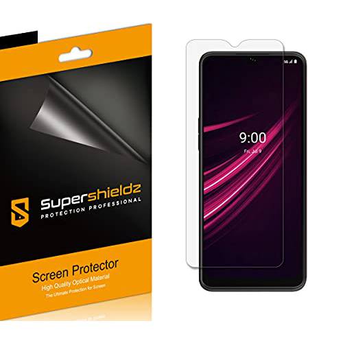 (6 팩) Supershieldz Designed T-Mobile Revvl V+ 5G/ Revvl V 플러스 5G 화면보호필름, 액정보호필름, 하이 해상도 클리어 쉴드 (애완동물)
