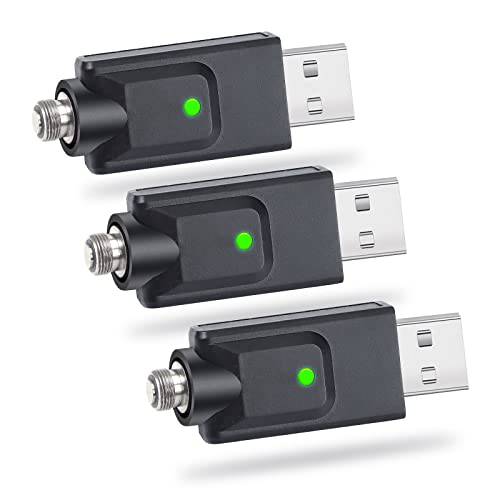Niveaya 510 스레드 충전, USB 스레드 케이블, USB 충전기 스레드 휴대용 USB 인텔리전트 과충전 프로텍트 LED 인디케이터 - 3 PCS