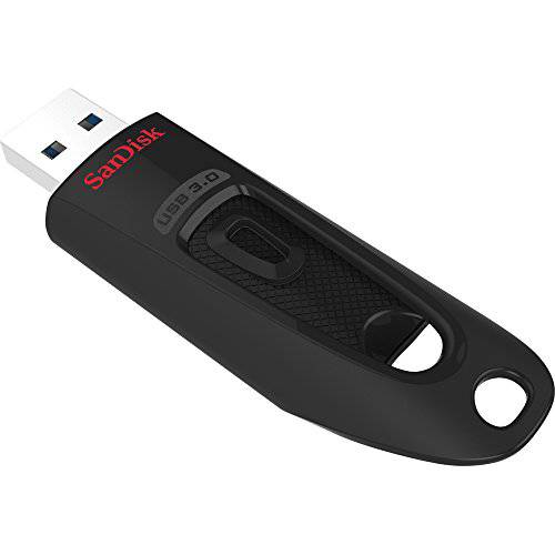 Sandisk 울트라 USB 플래시 드라이브, 256 GB, 검정색 (SDCZ48-256G-A46)