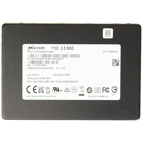 Micron 1100 2TB SATA 6Gb/ s 2.5-inch MTFDDAK2T0TBN-1AR1ZABYY