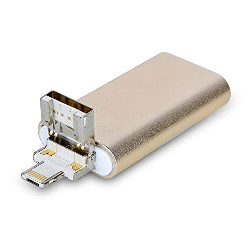 USB Flash Drive 32GB, Pen Drive Memory Stick External Storage OTG Compatible to iPhone, iPad, Mac, Android and Computer