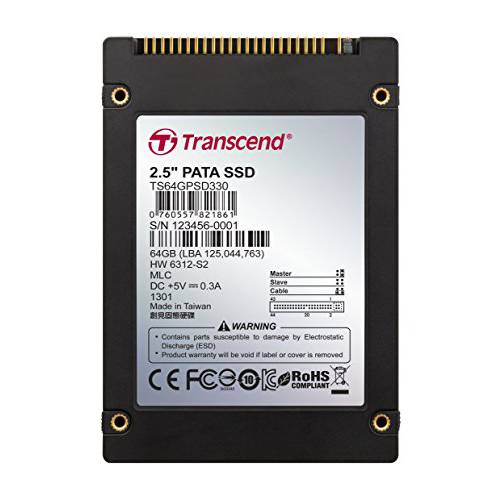 64GB Transcend PSD330 2.5-inch IDE 내장 SSD 솔리드 State Disk (MLC 조명)