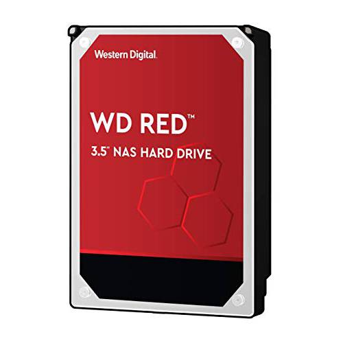 Western Digital 1TB WD 레드 플러스 NAS 내장 하드디스크 - 5400 RPM Class, SATA 6 GB/ S, CMR, 64 MB Cache, 3.5 - WD10EFRX