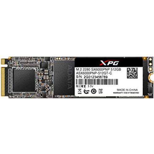 XPG SX6000 프로 512GB PCIe 3D 낸드 PCIe Gen3x4 M.2 2280 nVME 1.3 R w up to 2100 1500MB S SSD ASX6000PNP-512GT-C