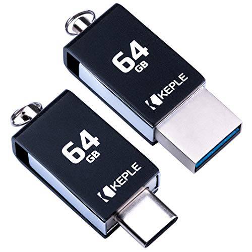 USB 메모리 스틱 64GB USB C 3.0 고속 듀얼 OTG 펜 플래시드라이브 호환가능한 with 소니 Xperia L1 L2, X 컴팩트, XA1 XA1 플러스 XA1 울트라, XA2 XA2 플러스 XA2 울트라, XZ, 프리미엄, XZ1 | 64 GB 타입 C Data