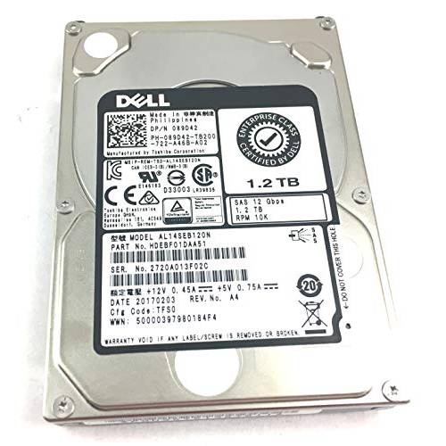 089D42 Dell Enterprise 1.2TB 10K 12Gbps SAS 2.5’’ 하드디스크