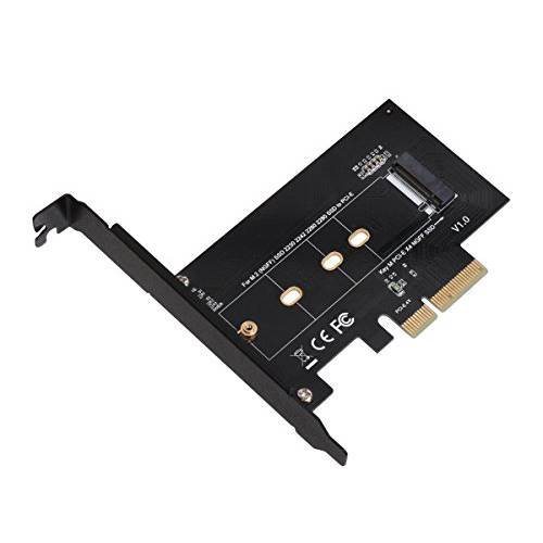 SIIG  풀 스피드 M.2 M 키 Nvme SSD to PCIe 어댑터, PCI Express X16 카드 with 히트싱크, support 윈도우 7/ 8/ 10, support 2230, 2242, 2260, 2280 폼 팩터 M.2 SSD