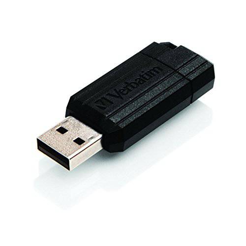 Verbatim 32GB Pinstripe USB 플래시 드라이브 - 블랙