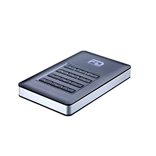 FD 1TB Encrypted SSD - DataShield 256-Bit AES 하드웨어 Encrypted - USB 3.2 Gen 1-5Gbps - 호환가능한 with 맥/ 윈도우/ PS4/ 엑스박스 (DSS1000) by Fantom Drives