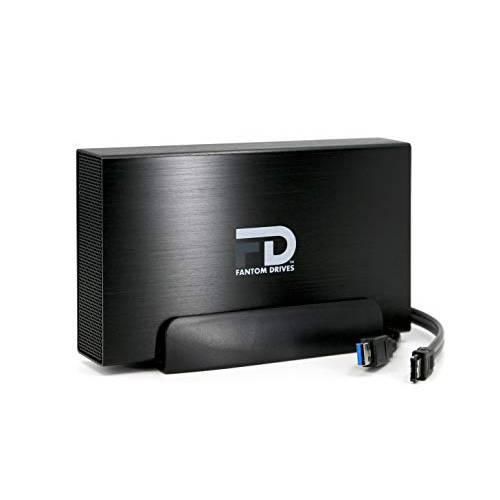FD 4TB DVR 확장기 외장 하드디스크 - USB 3.0& eSATA (포함 with Both USB and eSATA 케이블) - 지지,보호 DIRECTV, Arris and More, 실버 (DVR4KEUS) by Fantom Drives