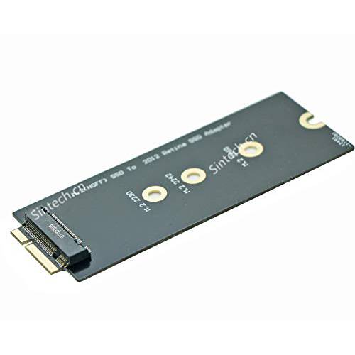 Sintech M2(NGFF) SATA SSD 카드, for Upgrade 24Pin 2012 연간 맥북 프로 레티나 SSD (호환 M.2 SATA 2280 SSD, Not 호환 M.2 nVME SSD))
