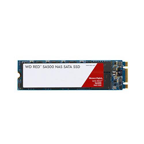 Western Digital 500GB WD 레드 SA500 NAS 3D 낸드 내장 SSD - SATA III 6 GB/ S, M.2 2280, Up to 560 MB/ s - WDS500G1R0B