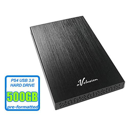 Avolusion HD250U3 500GB USB 3.0 외장 게이밍 하드디스크 (for PS4, Pre-formatted) - 2 연간 워런티