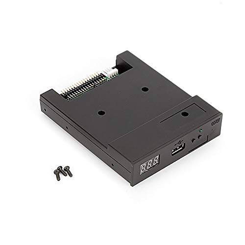 Zerone Updated USB Floppy 드라이브 Emulator-Black, 3.5 Inch Floppy Disk 드라이브 to USB Emulator 시뮬레이션 for Musical Keyboad