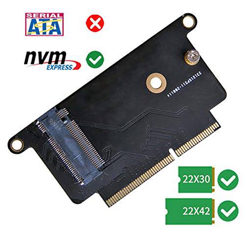 Xiwai M.2 NGFF M-Key NVME SSD 변환 카드 호환 for 2016 2017 13 A1708 A1707 A1706