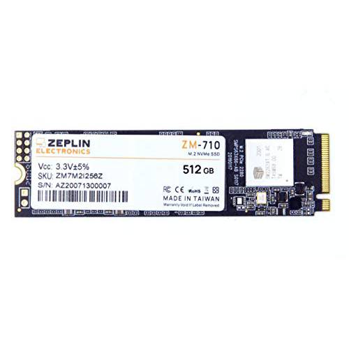 ZEPLIN ELECTRONICS  내장 SSD 512Gb 솔리드 스토리지 드라이브 M.2 2280 Nvme 인터페이스