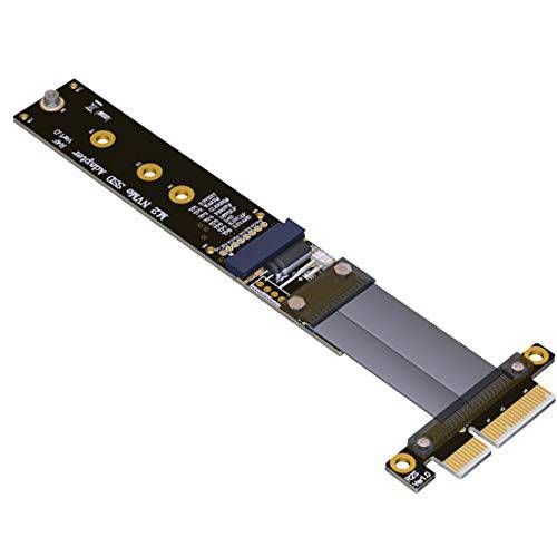 ADT-Link R44SF/ R24SF M.2 NVMe SSD 연장 케이블 SSD Riser 카드 지지,보호 M2 to PCI Express 3.0 X4 PCIE 풀 스피드 32G/ BPS