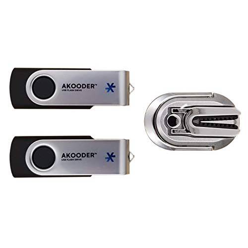 32GB USB 2.0 플래시드라이브 (2 팩+  핑거 링 킥스탠드) 메모리 스틱 썸 드라이브 Zip 드라이브 점프 드라이브