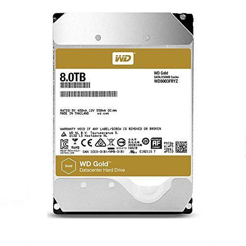 WD 골드 8TB Enterprise Class 하드 디스크 드라이브 - 7200 RPM Class SATA 6 GB/ s 256MB Cache 3.5 인치 - WD8003FRYZ