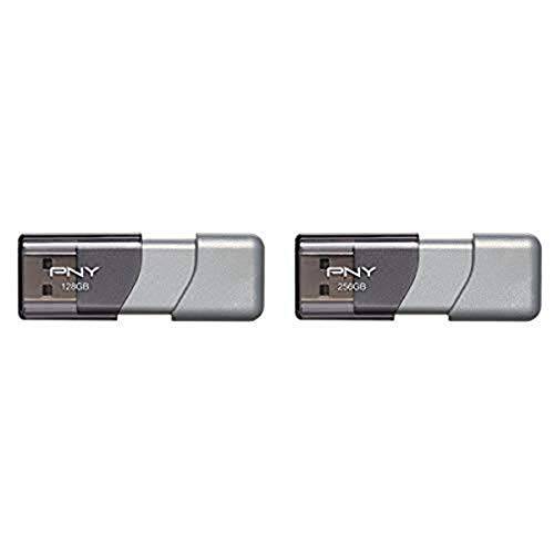 PNY  터보 128GB USB 3.0 플래시드라이브 - (P-FD128GTBOP-GE) and PNY  터보 256GB USB 3.0 플래시드라이브 - P-FD256GTBOP-GE