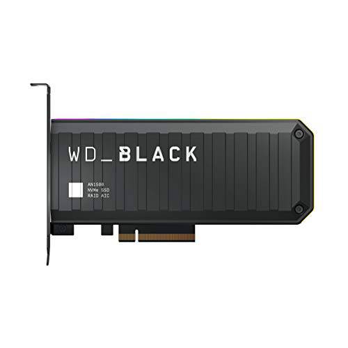 WD_Black 1TB AN1500 NVMe 내장 게이밍 SSD Add-In-Card - Gen3 PCIe, Up to 6500 MB/ s - WDS100T1X0L