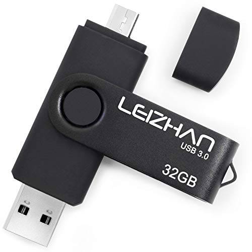 USB 3.0 128GB 마이크로 플래시드라이브 OTG 포토 스틱 삼성 갤럭시 S7, S7Edge, S6, S6 엣지, S5, S4, S3, J7, J3, Note5, Note4 USB 드라이브, 블랙
