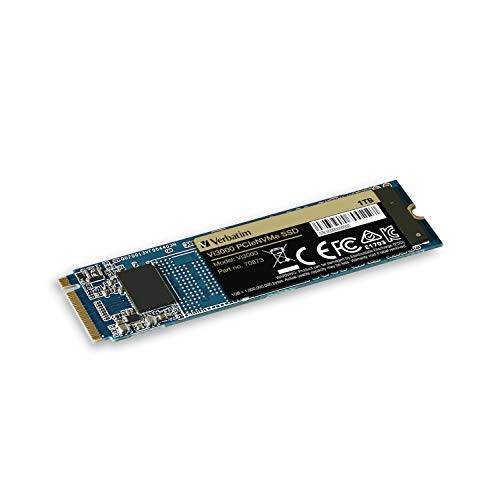 Verbatim 1TB Vi3000 PCIe 세대 3.0 X4 NVMe M.2 2280 내장 SSD, 70873