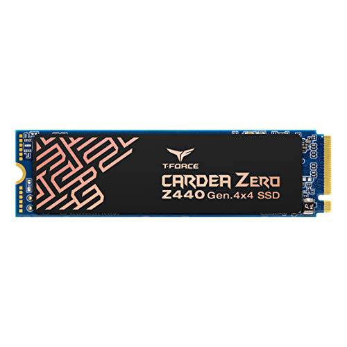 TEAMGROUP T-Force CARDEA Zero Z440 1TB DRAM SLC Cache and 그래핀 구리 포일 3D 낸드 TLC NVMe PCIe Gen4 x4 M.2 2280 게이밍 내장 SSD Read/ Write 5, 000/ 4, 400 MB/ s TM8FP7001T0C311