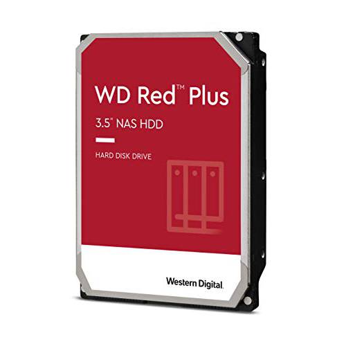 Western Digital 8TB WD 레드 플러스 NAS 내장 하드디스크 - 7200 RPM Class, SATA 6 GB/ S, CMR, 256 MB Cache, 3.5 - WD80EFBX