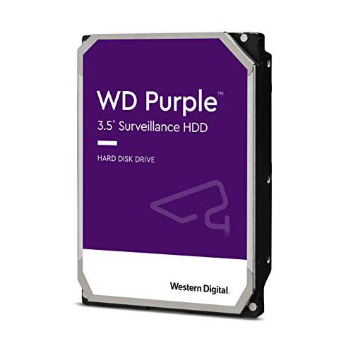 Western Digital 8TB WD 퍼플 감시 내장 하드디스크 - 7200 RPM Class, SATA 6 GB/ S, , 256 MB Cache, 3.5 - WD82PURZ