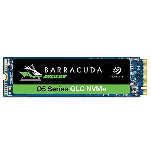 시게이트 바라쿠다 Q5 500GB 내장 SSD - M.2 NVMe PCIe Gen3 ×4, 3D QLC 데스크탑 or 노트북, 1-Year 구출 서비스 (ZP500CV3A001)