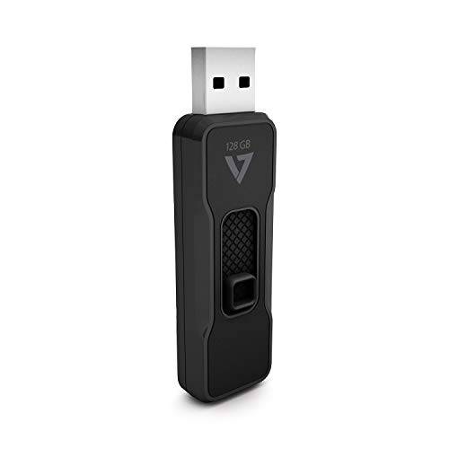 V7 128 GB USB 3.1 플래시드라이브 - 128 GB - USB 3.1-120 MB/ s Read 스피드 - 블랙