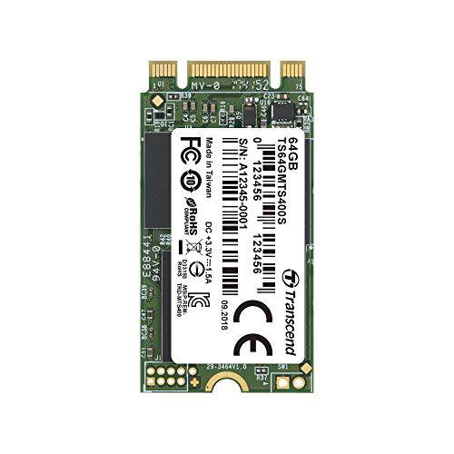 트렌센드 64GB SATA III 6GB/ S MTS400S 42 mm M.2 SSD 400S SSD TS64GMTS400S